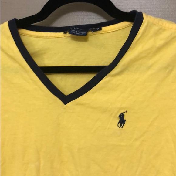 ✨ Yellow and navy Ralph Lauren Sport T - Picture 2 of 4